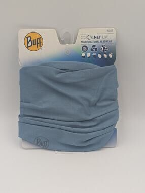 Buff Adult OSFA Lightweight Hot Weather CoolnetUV Multifunction Neck Gaiter Blue